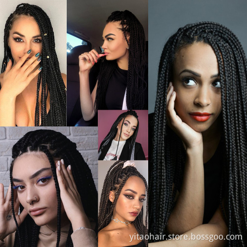 Lowest price Jumbo Braiding Hair synthetic Ombre Braiding Hair 24 Inch High Temperature Synthetic Crochet Braids Hair Extensions